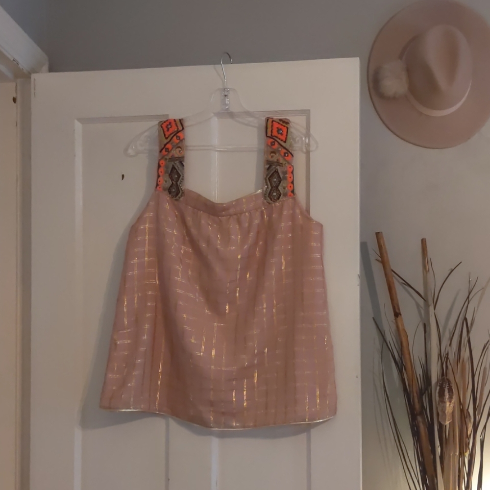 Vineet Bahl Embroidered Tank Top Anthropologie